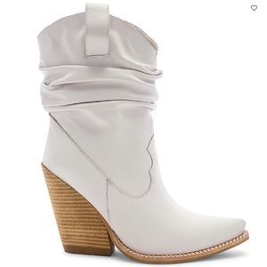 Jeffrey Campbell Volcanic Boot in White Leather
